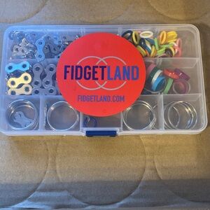 Fidgetland Stress Relief Kit with Rings and Bands